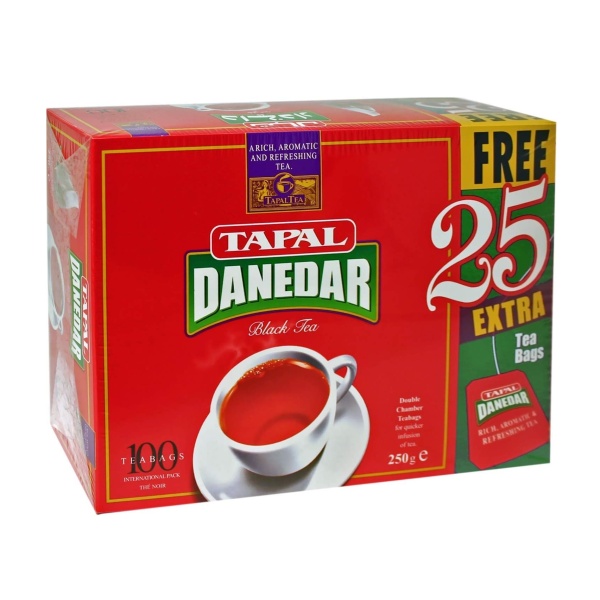 Tapal Danedar Tea Bags, Special Pack, 125 Tea Bags