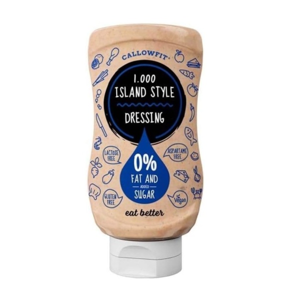Callowfit 1000 Island Style Dressing, 0% Fat and Added Sugar, 300ml
