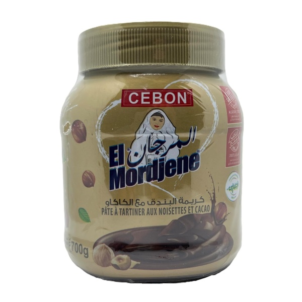 Cebon El Mordjene Hazelnut and Cocoa Spread, 700g